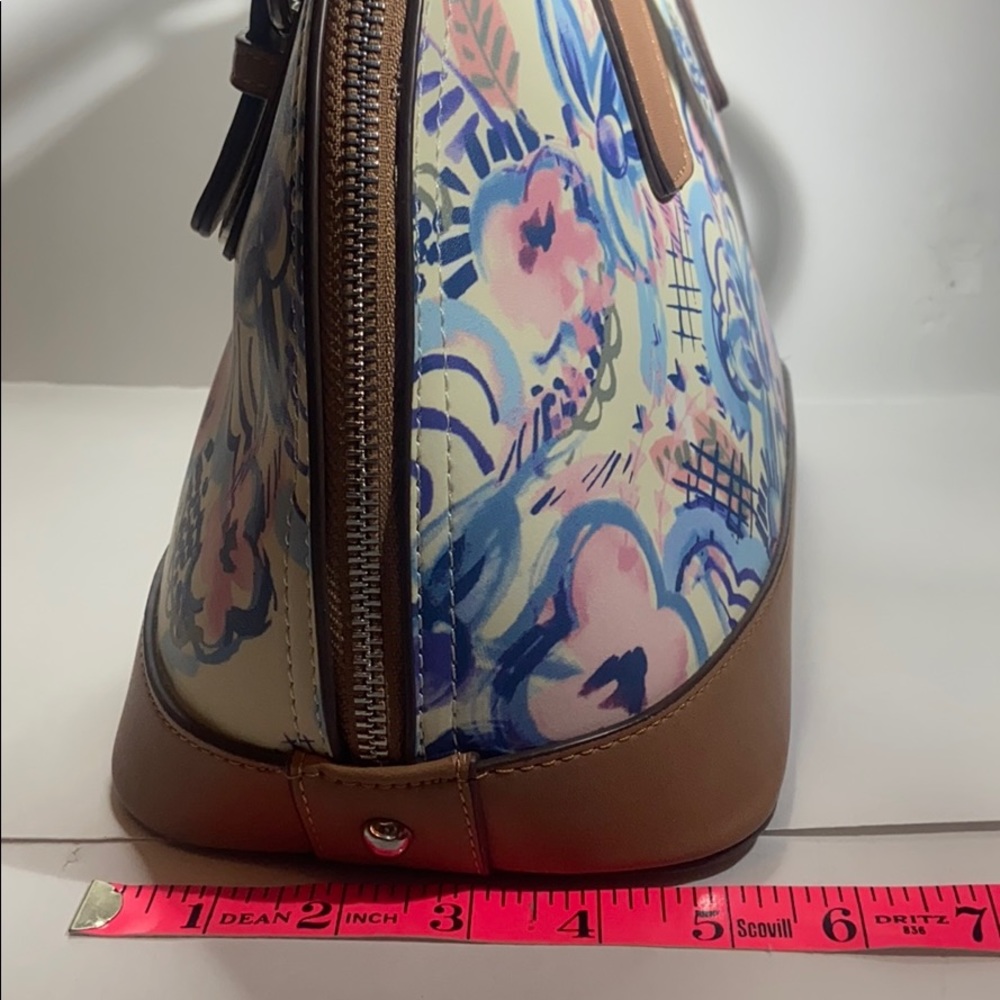 Charming Charlie Floral Satchel/Crossbody Bag - Picture 14 of 15